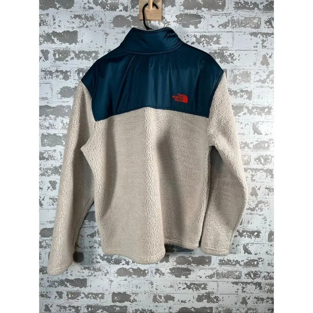 The North Face | men teddy bear sherpa pullover 1/4 zip
